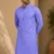 Aarav Lavender Textured Ethnic Kurta