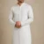 Aarav White Gold Trellis Embroidered Kurta