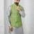 Pistachio Green Chevron Jacquard Kurta Set