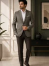 Luxury Olive Taupe Pinstripe Blazer
