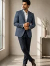 Prestige Slate Blue Luxury Blazer