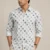 Aarav Indigo Circle Print Cotton Shirt
